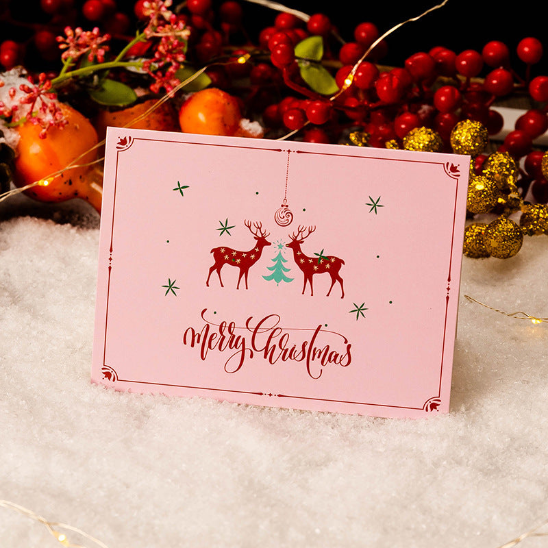 10 PCS Christmas greeting card with envelope