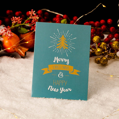 10 PCS Christmas greeting card with envelope