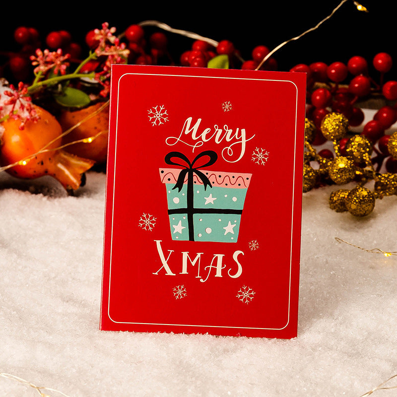 10 PCS Christmas greeting card with envelope