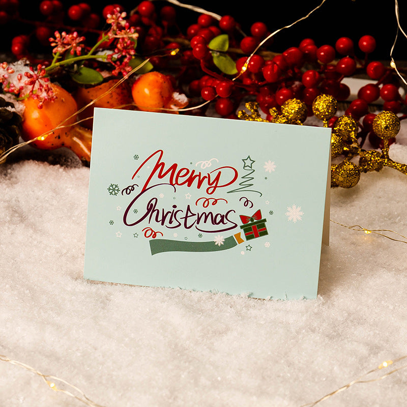 10 PCS Christmas greeting card with envelope